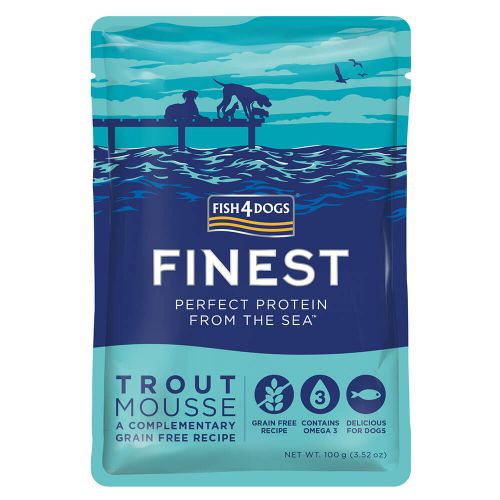 Finest Forel mousse- Fish4dogs