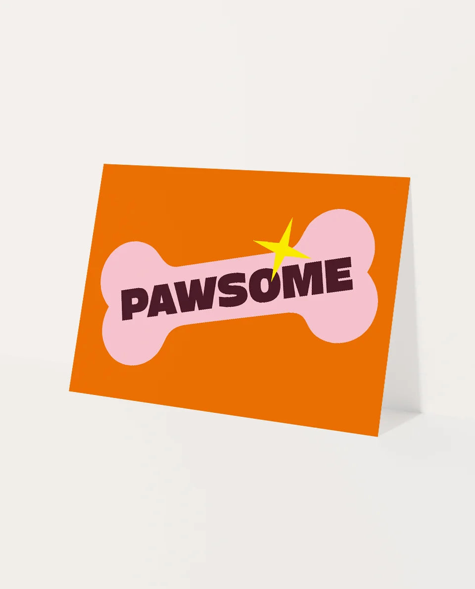 Wenskaart - Pawsome - Heyday