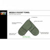 Handdoek Medea X Pocket Towel - Rukka