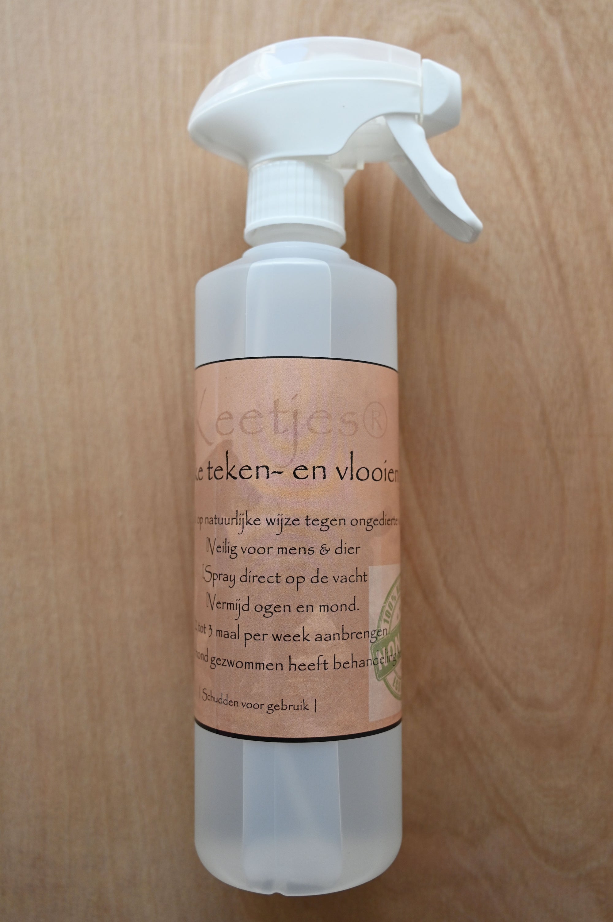 Natuurlijke anti teken en vlooien spray - Keetjes